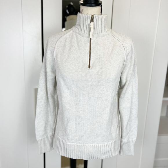 American Eagle Unisex Sweater Long Sleeve 1/4 Zip Pullover Size Small (Women’s) - Picture 3 of 10